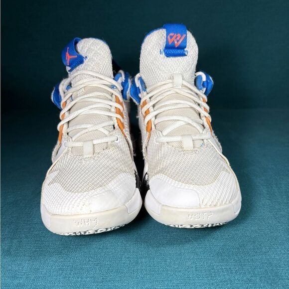 Size 7Y/8.5Women - Nike Jordan Why Not 0.2 OKC Home shoes - Picture 4 of 9
